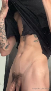 Horny as fuck almost cum all over the mirror part 1