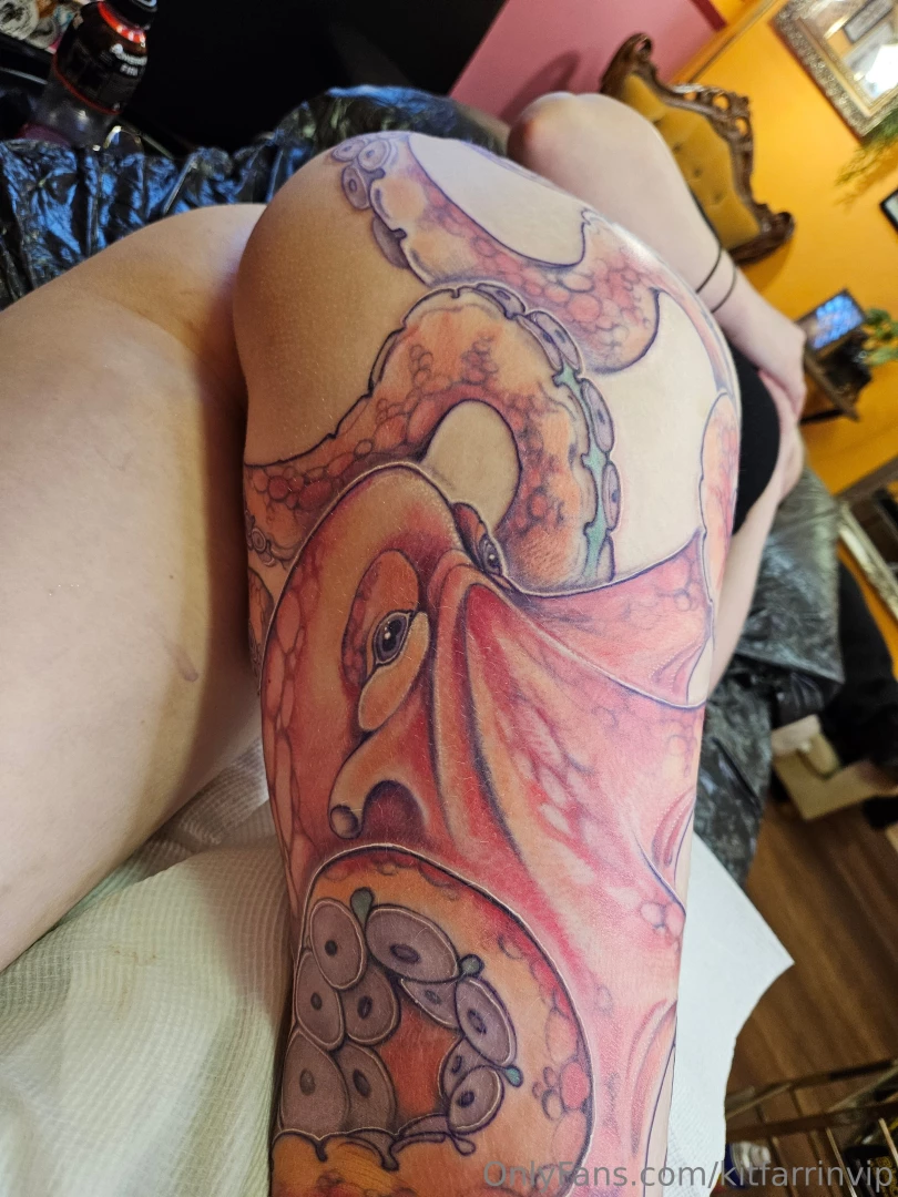 kitfarrinvip - My massive tattoo - octopus piece is finished part 5 