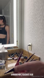 Blackate vlog meeting her first trans bbc