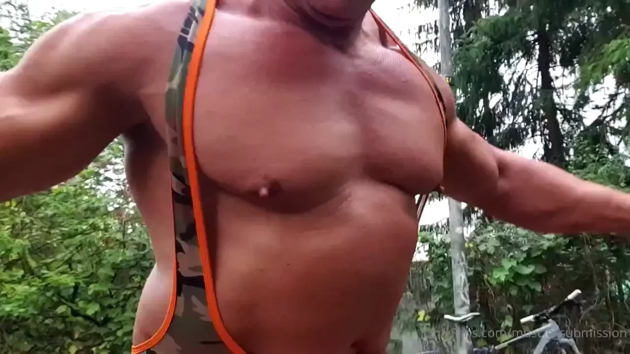 Flexing in the woods for you 