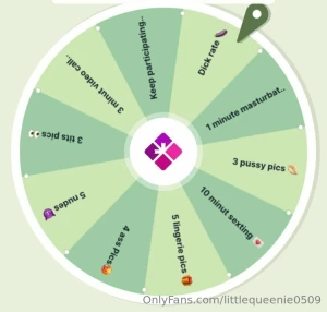 Try the wheel of luck and choose your prize 1 pin 7 2 pins 12 3 pins