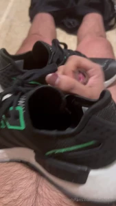 A guy that was at a party i was forgot his shoes and well i had to