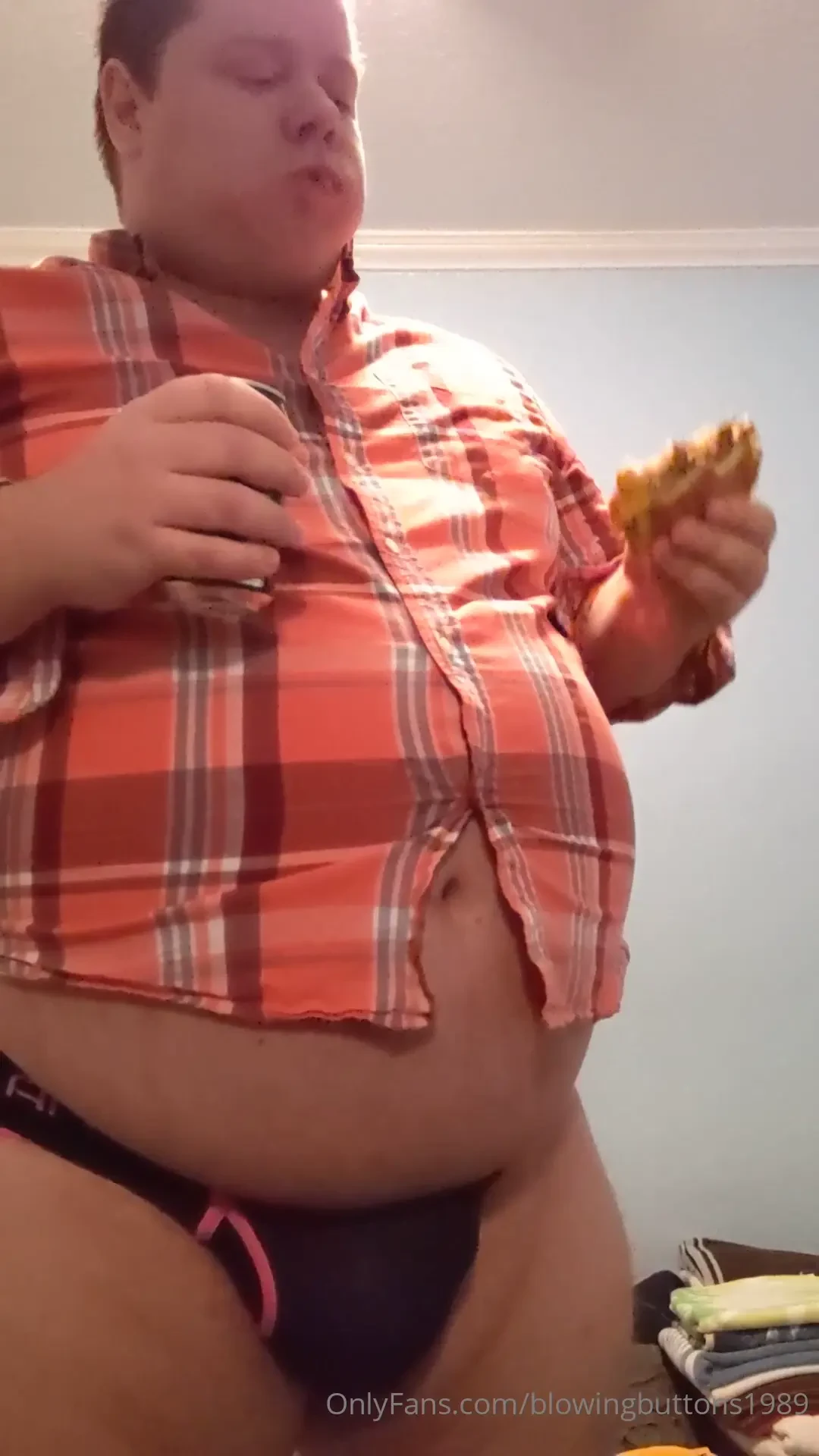 Me at my fattest piggiest waddling between beer and food part 10 