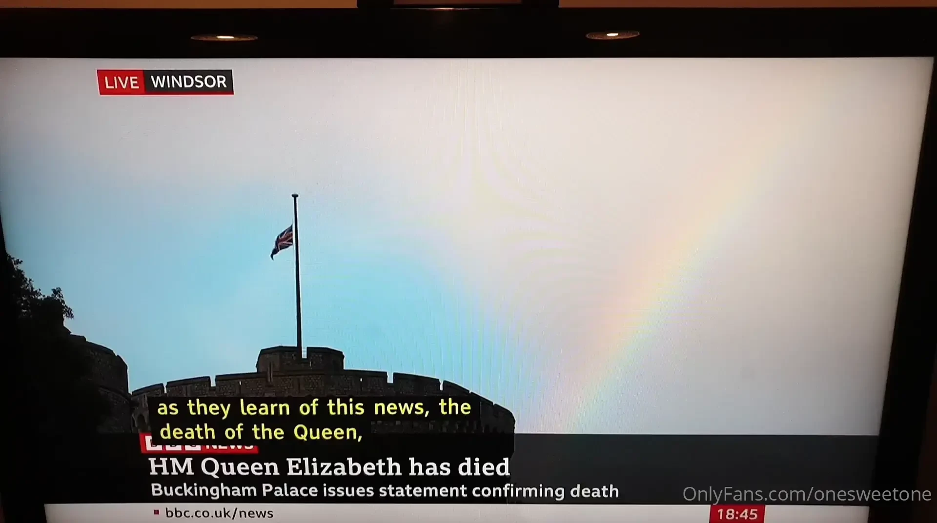 The queen has died there is a new star in the sky respect to the queen 