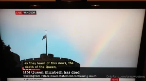 The queen has died there is a new star in the sky respect to the queen