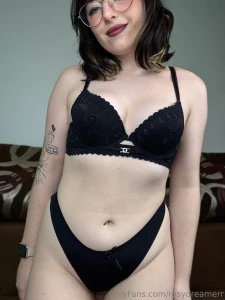 Lip gloss shining playful look can you keep eye contact