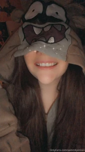I m drinking and smoking in a rigby onesie playing animal crossing all