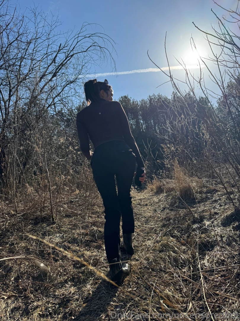 Pov ur walking behind me on the hike part 2 