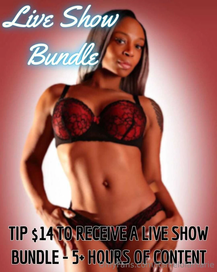 Tip 14 for a live show bundle nbsp 5 hours 