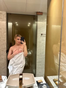 Oops i think i m about to towel off completely