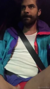 The uber driver started to suck me in the car so i invited him to my