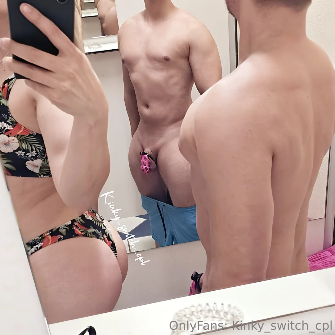 This is how a chastity couple goes to the waterpark part 2 