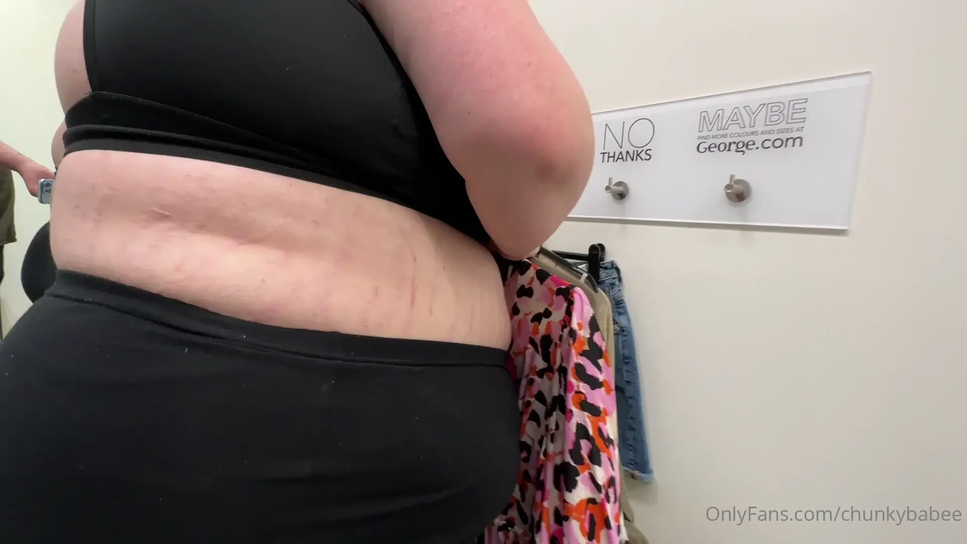 Come and watch me try on clothes that would have fit last year it part 1 