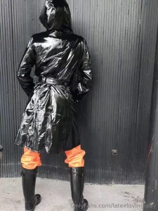 Out in rainwear again