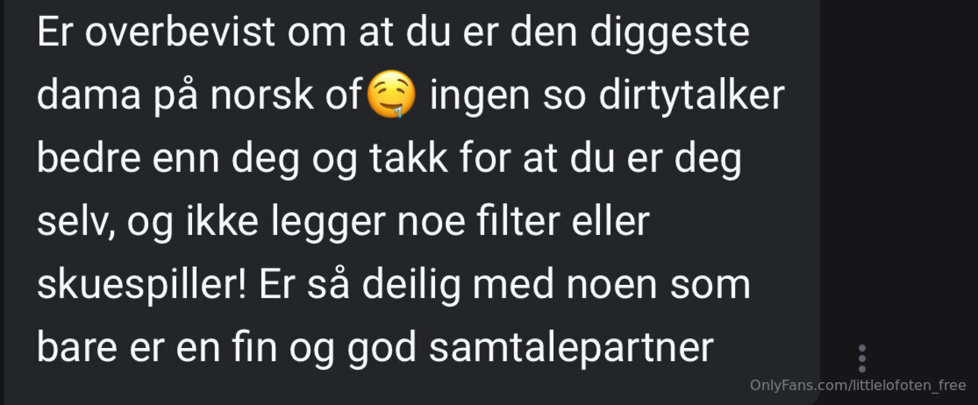 Takk for alle de fine tilbakemeldingene dere gj r dagene mine s mye 