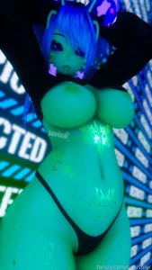 Do you want me from the back or front lewdtuber vtuber puppygirl alien