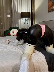 Am i looking like a true latex doll part 15