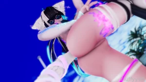 Lucky pole right anime cute vrc vr vtuber boobs fyp naked part 4