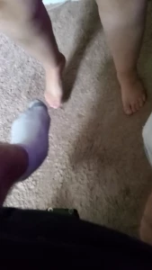 For my feet lovers ms emma was doing her walk workout i decided to