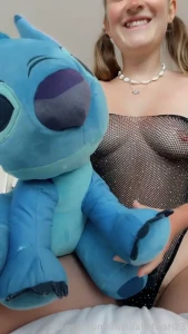 I can t believe stitch did this to me petite lingerie seethrough