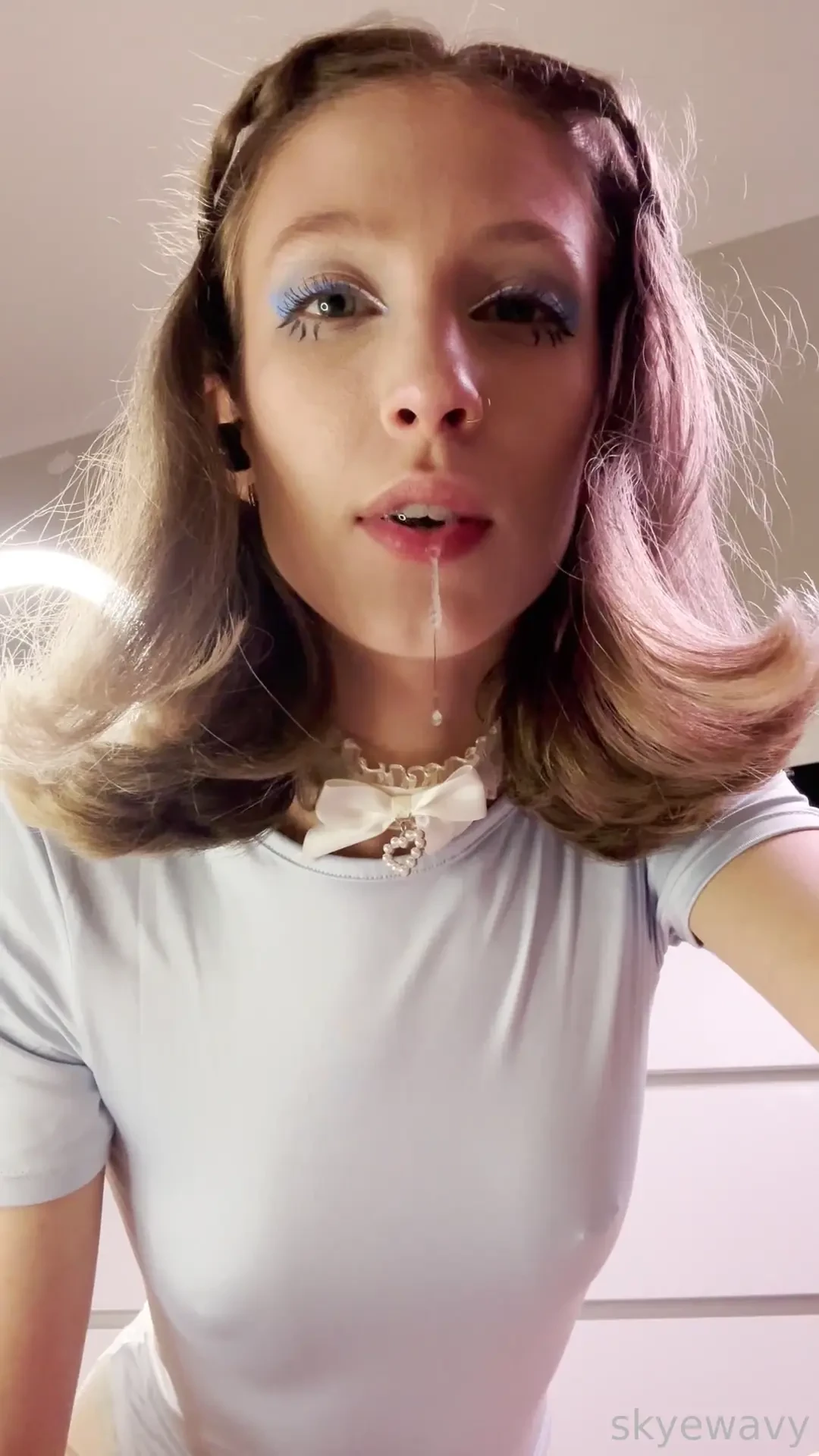 Sip swallow spit and swallow drop by drop till you get dizzy spitting 