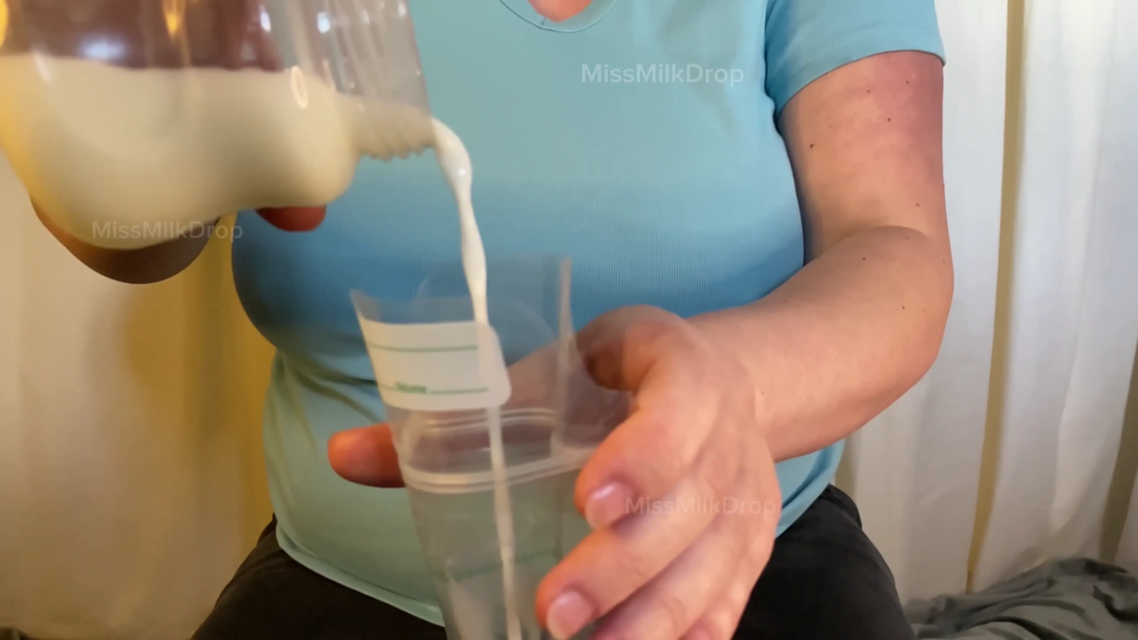 Do you want me to pour this over you and lick it off milk breastmilk 