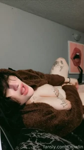 All cozy in bed making my pussy a creamy mess from fucking myself do part 8