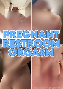 Pregnant restroom orgasm sorry this is taboo but i was at the airport