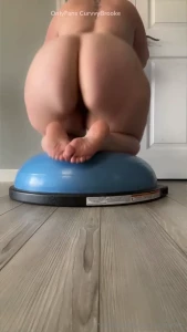 Why use workout equipment for its intended purpose when i can do this