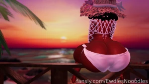 Took some beach photos and twerk vids last night in my new beach fit