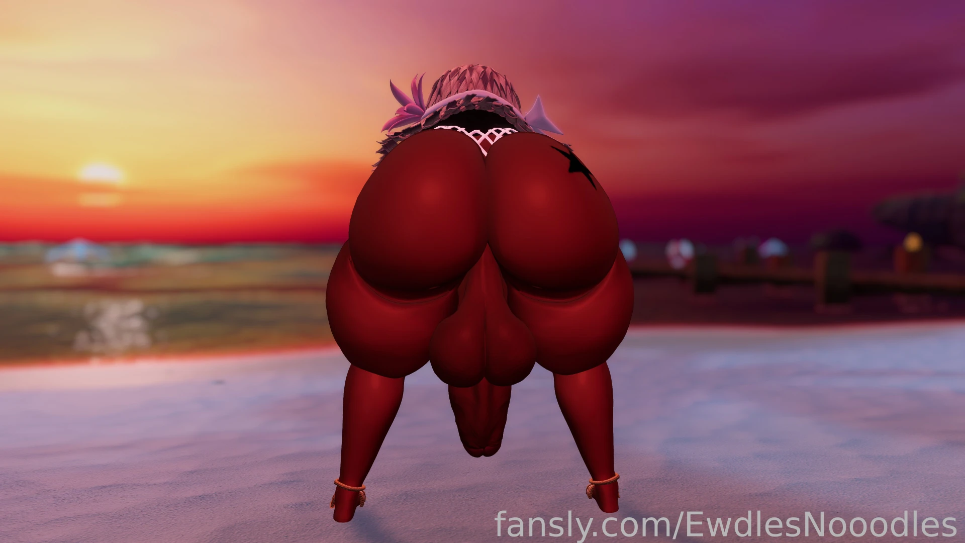 Took some beach photos and twerk vids last night in my new beach fit part 1 