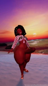 Took some beach photos and twerk vids last night in my new beach fit part 2