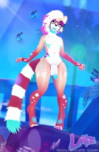 Come on in the waters fine vr virtualreality vrchat furry femboy gay