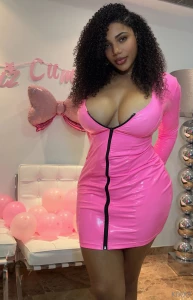 In pink feeling blue