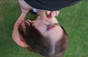 My second video of the week we were outside and feeling naughty