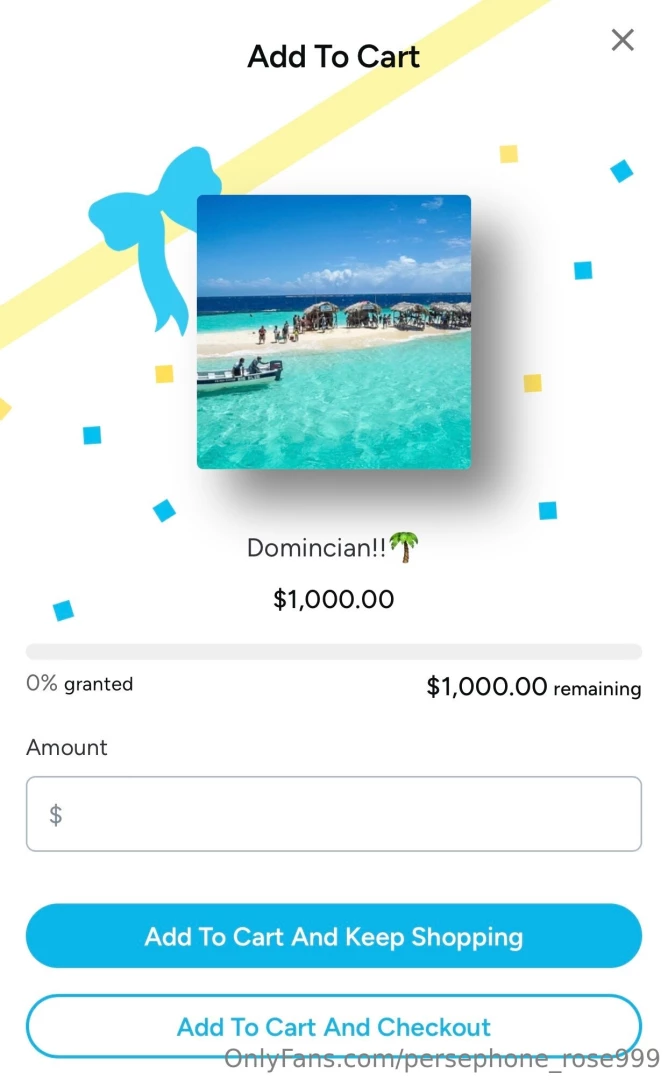 I m going on vacation in a month and i want to be extra spoiled by you 