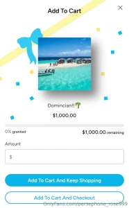 I m going on vacation in a month and i want to be extra spoiled by you