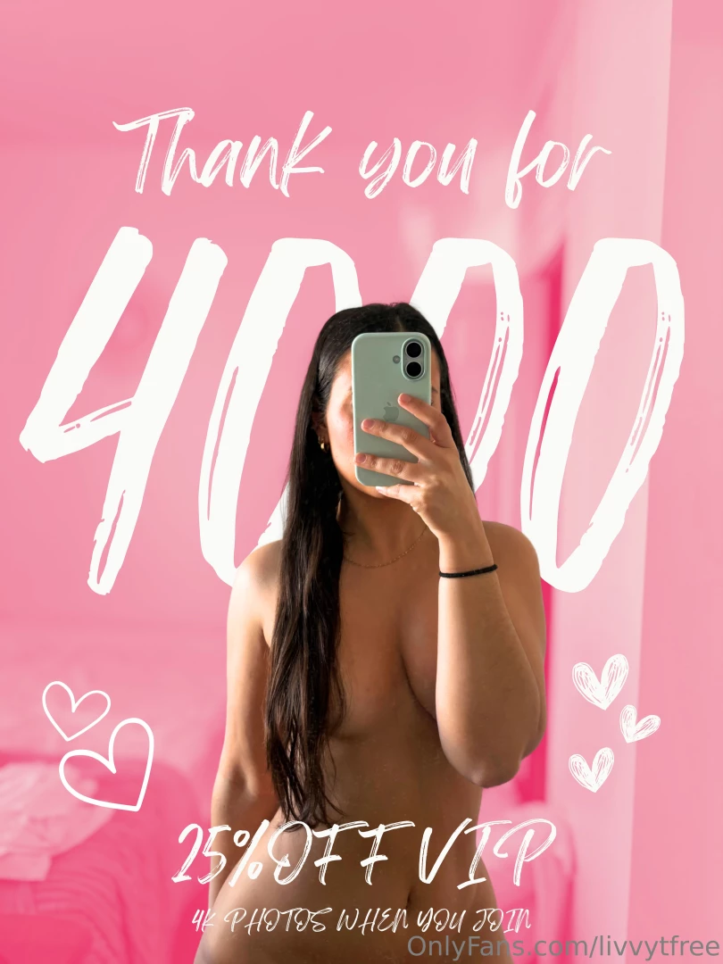 4 000 of you thank you so so much you ve absolutely blown me away with 