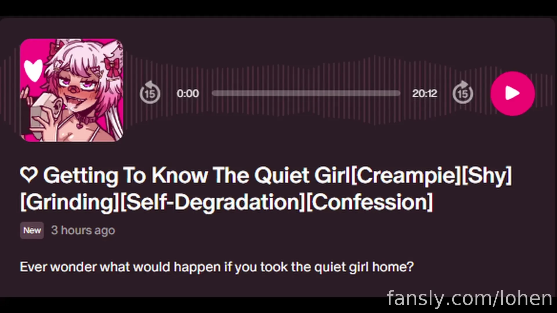 Only available on patreon getting to know the quiet girl creampie shy 