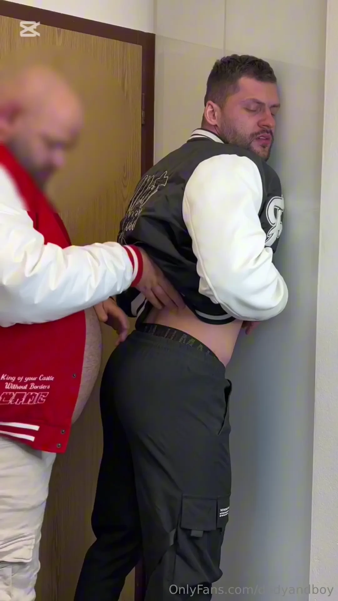 Post-gym sweat still dripping i yank his pants down smack that ass in 