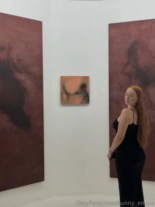 I love visiting different exhibitions and being interested in art