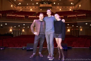 Backstage views with fellow comics joe list matt wayne and kerryn part 2