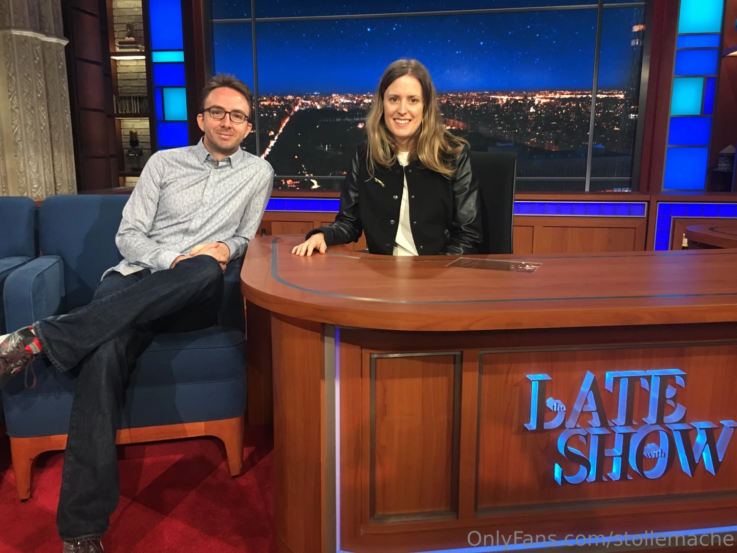 Behind the scenes of my colbert taping in 2016 