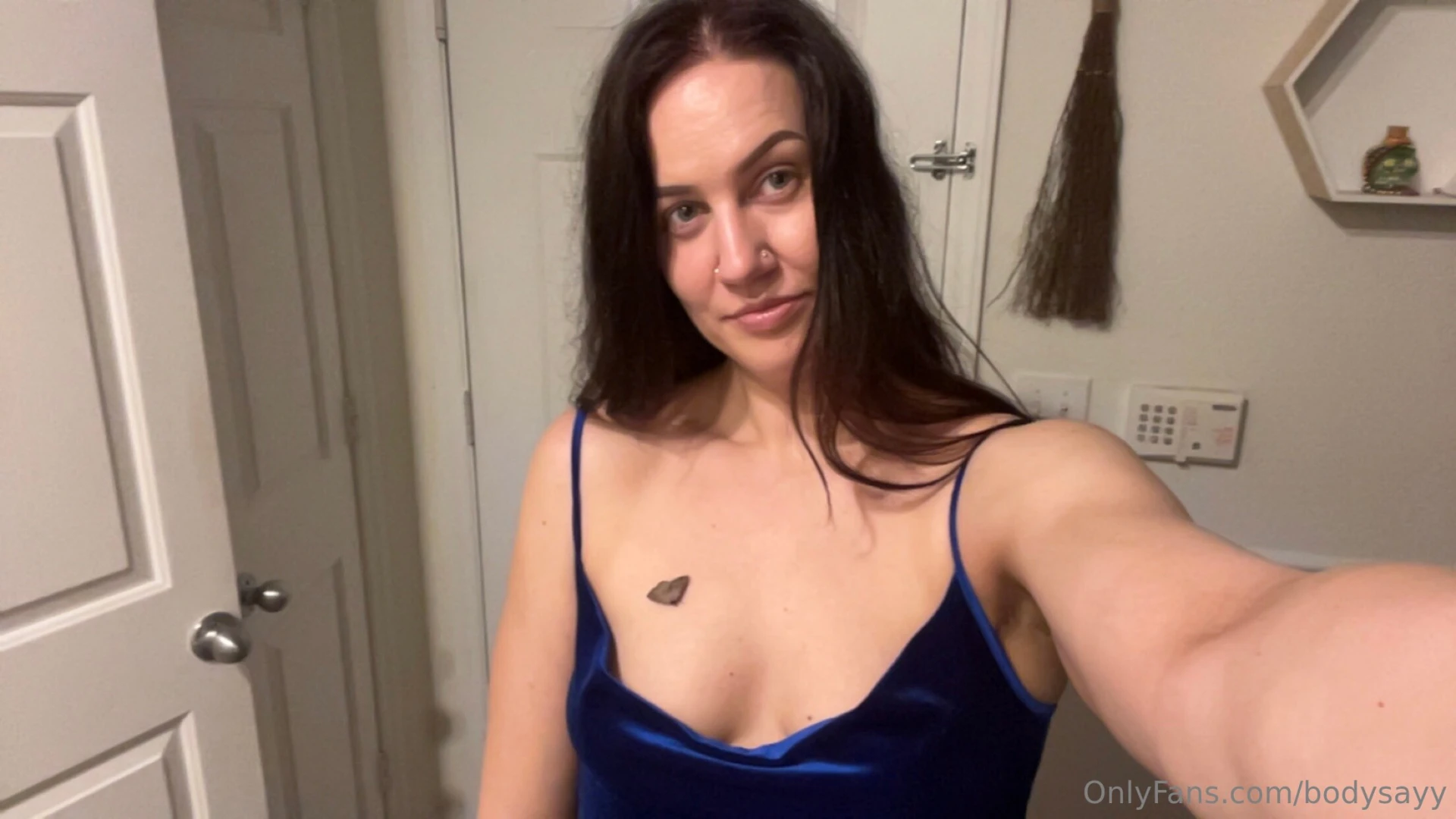 This moth landed over my heart but it was also a good view of my boobs 