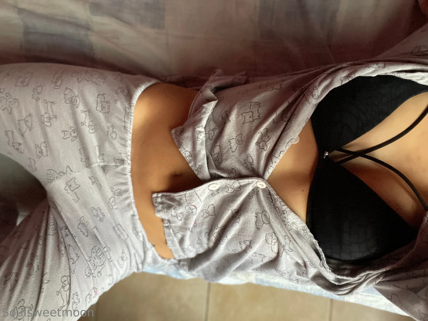 I love being in pajamas 