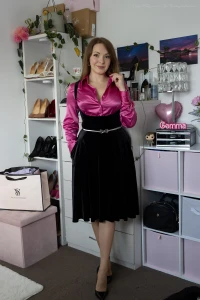 Happy monday all satin and velvet goes so well together doesn t it i part 7