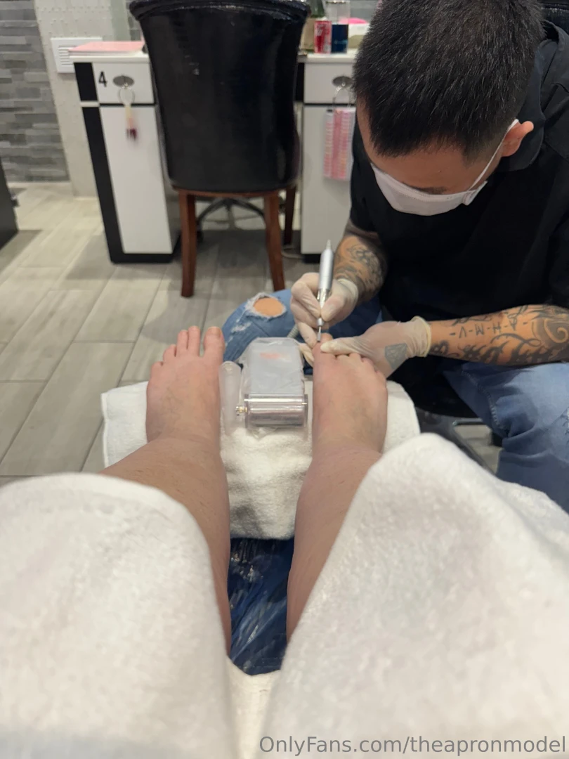 Pedicure day over the weekend look at the pretty blues at the end hope part 1 