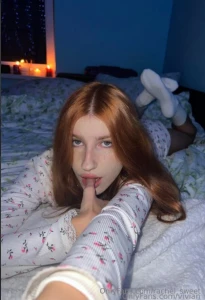 Free subscription today only this fiery redhead in a flirty skirt is part 82