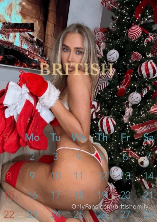 British emily 2025 calendar make 2025 your sexiest year yet my 