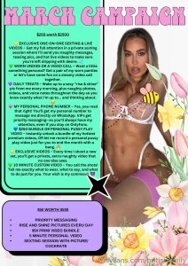 March vip nbsp my biggest campaign ever nbsp i m so excited to launch